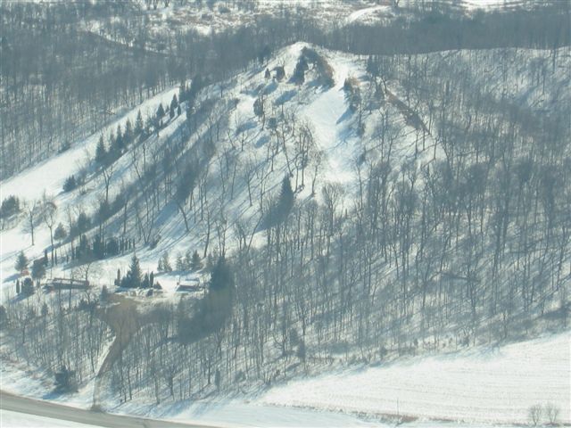 Aerial view of Fox Hill